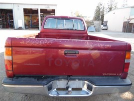 1996 Toyota Tacoma LX Burgundy Extended Cab 2.4L AT 2WD #Z22030